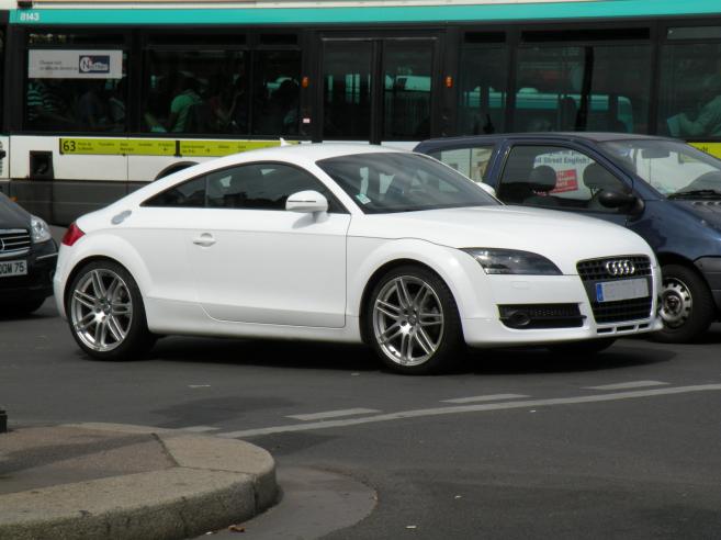  coupé audi blanc